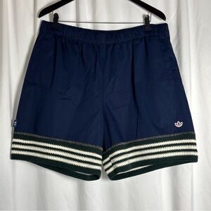 adidas Originals Crochet Shorts x CLOT Edison Chen Dark Blue Limited Sz XL NWT